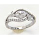 Designer Ring with Certified Diamonds In 14k Gold - LR3021P